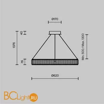 Подвесной светильник Maytoni Krone P097PL-L36BS3K1 - Фото 11