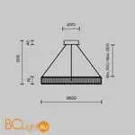 Подвесной светильник Maytoni Krone P097PL-L36BS3K1 - Фото 11