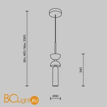 Подвесной светильник Maytoni Kyoto MOD178PL-01B - Фото 4