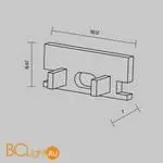 Комплект заглушек (для профиля ALM-1908-S-2M) 2 шт. Maytoni Led Strip 642009 - Фото 6