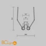 Комплект креплений (для профиля ALM-6332-S-2M) 4 шт. Maytoni Led Strip 642004 - Фото 1