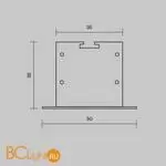 Комплект заглушек (для профиля 50×35) 2 шт., Maytoni Led Strip 642034 - Фото 4