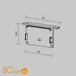 Комплект заглушек (для профиля ALM-6332-S-2M) 2 шт. Maytoni Led Strip 642003 - Фото 4