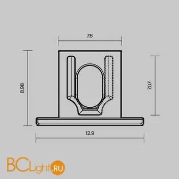 Комплект заглушек (для профиля 12×09) 10 шт., ALM-1209-EC Maytoni Led Strip 642068 - Фото 4