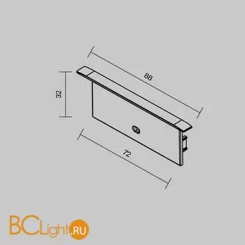 Комплект заглушек (для профиля ALM-8832-S-2M) 2 шт. Maytoni Led Strip 642005 - Фото 4