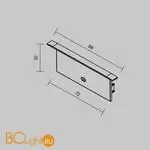 Комплект заглушек (для профиля ALM-8832-S-2M) 2 шт. Maytoni Led Strip 642005 - Фото 4