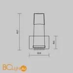 Комплект креплений (для профиля 50×35) 4 шт., ALM-5035T-MT Maytoni Led Strip 642036 - Фото 1