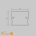 Комплект заглушек (для профиля 41×51) 2 шт., ALM-4151-EC Maytoni Led Strip 642057 - Фото 4