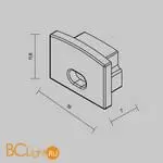 Комплект заглушек (для профиля ALM-3611-S-2M) 2 шт. Maytoni Led Strip 642007 - Фото 4