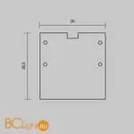 Комплект заглушек (для профиля 59×59) 2 шт., ALM-5959-EC Maytoni Led Strip 642058 - Фото 4