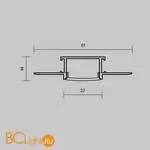 Рассеиватель для профиля 61×14 (Белый, 10 м), ALM-6114-ODF-10M Maytoni Led Strip 642015 - Фото 3
