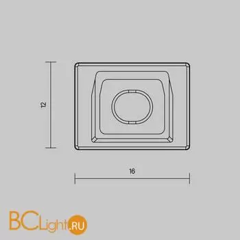 Комплект заглушек (для профиля 16×12) 10 шт., ALM-005-W-EC Maytoni Led Strip 642023 - Фото 4