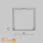 Рассеиватель для профиля 35×35 (Белый, 10 м), ALM-3535A-ODF-10M Maytoni Led Strip 642031 - Фото 3