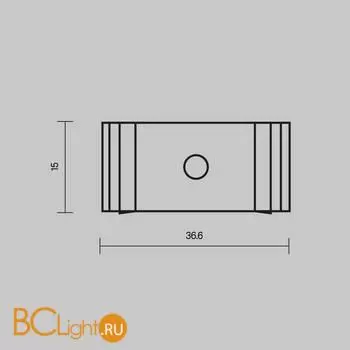Комплект креплений (для профиля 35×35) 4 шт., ALM-3535A-MT Maytoni Led Strip 642032 - Фото 1