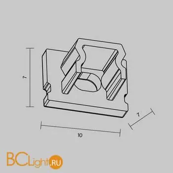 Комплект заглушек (для профиля ALM-1007-S-2M) 2 шт. Maytoni Led Strip 642010 - Фото 4