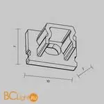 Комплект заглушек (для профиля ALM-1007-S-2M) 2 шт. Maytoni Led Strip 642010 - Фото 4