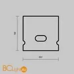 Комплект заглушек (для профиля 20×20) 2 шт., ALM-2020-EC Maytoni Led Strip 642072 - Фото 4