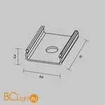 Комплект креплений (для профиля 08×09) 4 шт., ALM-0809-MT Maytoni Led Strip 642016 - Фото 1