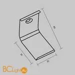 Комплект креплений (для профиля 30×30) 4 шт., ALM-3030-MT Maytoni Led Strip 642074 - Фото 2