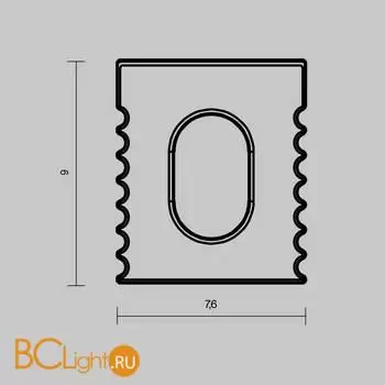 Комплект заглушек (для профиля 08×09) 10 шт., ALM-0809-B-EC Maytoni Led Strip 642017 - Фото 4