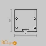 Комплект заглушек (для профиля 35×35) 2 шт., ALM-3535BT-B-EC Maytoni Led Strip 642038 - Фото 4