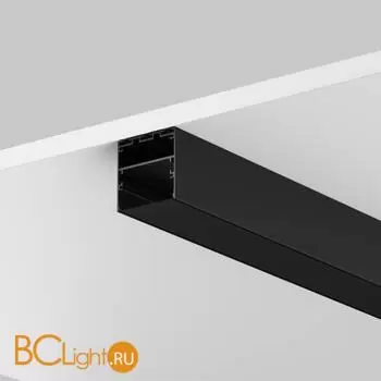 Рассеиватель для профиля 50×50 (Чёрный, 3 м), ALM-5050T-B-DF-3M Maytoni Led Strip 642049 - Фото 2