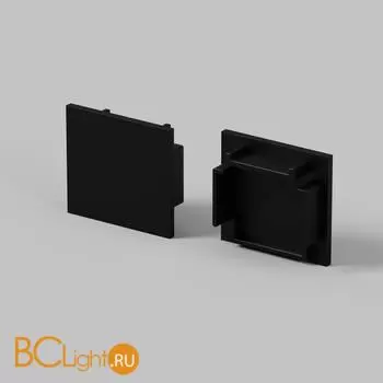 Комплект заглушек (для профиля 25×22) 2 шт., ALM-2522-B-EC Maytoni Led Strip 642066 - Фото 0