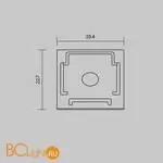 Комплект заглушек (для профиля 25×22) 2 шт., ALM-2522-S-EC Maytoni Led Strip 642065 - Фото 4