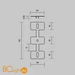 Комплект креплений (для профиля 35×66) 4 шт., ALM-3566-MT Maytoni Led Strip 642080 - Фото 1