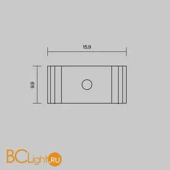 Комплект креплений (для профиля 25×42 и 35x51) 4 шт., ALM-2542-MT Maytoni Led Strip 642062 - Фото 1