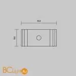 Комплект креплений (для профиля 25×42 и 35x51) 4 шт., ALM-2542-MT Maytoni Led Strip 642062 - Фото 1