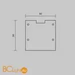 Комплект заглушек (для профиля 50×50) 2 шт., ALM-5050T-B-EC Maytoni Led Strip 642047 - Фото 4