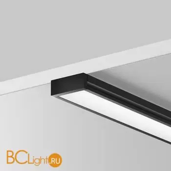 Алюминиевый профиль накладной 15x6 (Черный, 2 м), ALM-001-B-2M Maytoni Led Strip 631003 - Фото 1