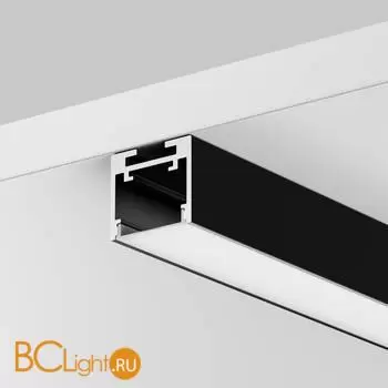 Алюминиевый профиль накладной-подвесной 25x22 (Черный, 2 м), ALM-2522-B-2M Maytoni Led Strip 633013 - Фото 1
