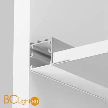 Алюминиевый профиль встраиваемый скрытого монтажа 59x59 (Серебро, 2 м), ALM-5959-S-2M Maytoni Led Strip 636014 - Фото 1