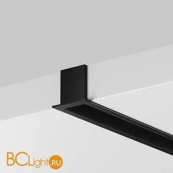 Алюминиевый профиль встраиваемый скрытого монтажа 22x22 (Черный, 2 м), ALM-2222-B-2M Maytoni Led Strip 632013 - Фото 0