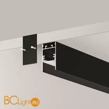 Алюминиевый профиль накладной-подвесной 25x42 (Черный, 2 м), ALM-2542-B-2M Maytoni Led Strip 633010 - Фото 6