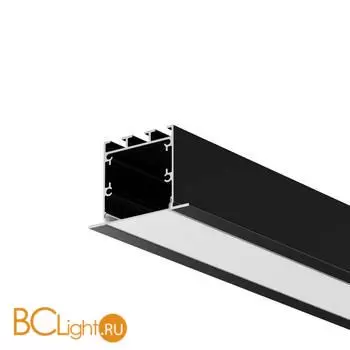 Алюминиевый профиль встраиваемый с накладным фланцем 50x35 (Черный, 2 м), ALM-5035T-B-2M Maytoni Led Strip 632012