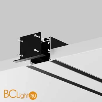 Алюминиевый профиль встраиваемый с накладным фланцем 50x35 (Черный, 2 м), ALM-5035T-B-2M Maytoni Led Strip 632012 - Фото 2