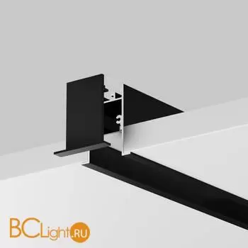 Алюминиевый профиль встраиваемый скрытого монтажа 35x42 (Черный, 2 м), ALM-3542-B-2M Maytoni Led Strip 632015 - Фото 2