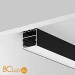 Алюминиевый профиль накладной-подвесной 50x50 (Черный, 2 м), ALM-5050T-B-2M Maytoni Led Strip 633008 - Фото 1