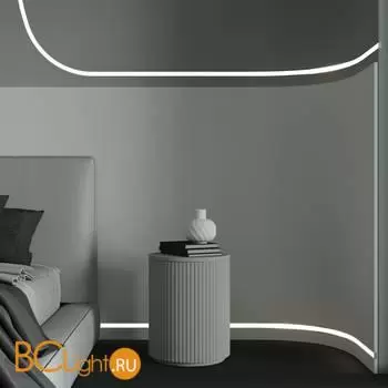 Алюминиевый профиль встраиваемый с боковым изгибом ALM-6214SB-S-2M Maytoni Led Strip 636003 - Фото 6