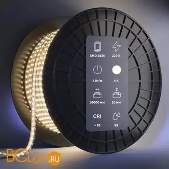 Светодиодная лента Ultra 220В 2835 8Вт/м 4000K IP 65 Maytoni Led Strip 201200 - Фото 1