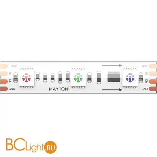 Светодиодная лента 12В 5050 14,4Вт/м RGB 5м IP 68 Maytoni Led Strip 201245 Светодиодная лента 12В 5050 14,4Вт/м RGB 5м IP 68 Maytoni Led Strip 201245