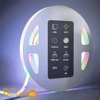 Светодиодная лента 24В COB 18Вт/м RGB 5м IP 65 Maytoni Led Strip 201251 - Фото 1