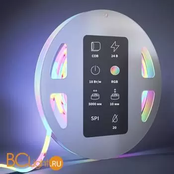 Светодиодная лента 24В COB 18Вт/м RGB 5м IP 20 Maytoni Led Strip 201250 - Фото 1