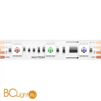 Светодиодная лента 12В 5050 14,4Вт/м RGB 5м IP 67 Maytoni Led Strip 201244