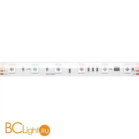 Светодиодная лента 24В 5050 14,4Вт/м RGB 5м IP 68 Maytoni Led Strip 201249 Светодиодная лента 24В 5050 14,4Вт/м RGB 5м IP 68 Maytoni Led Strip 201249