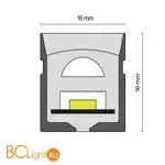 Гибкий неон 16x16 24В 10Вт/м 4000K IP67 10м (вертикальный изгиб) Maytoni Led Strip 432017 - Фото 3
