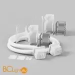 Двусторонний коннектор питания с проводом (30 см) для гибкого неона 17x12 мм Maytoni Led Strip 432013 - Фото 0